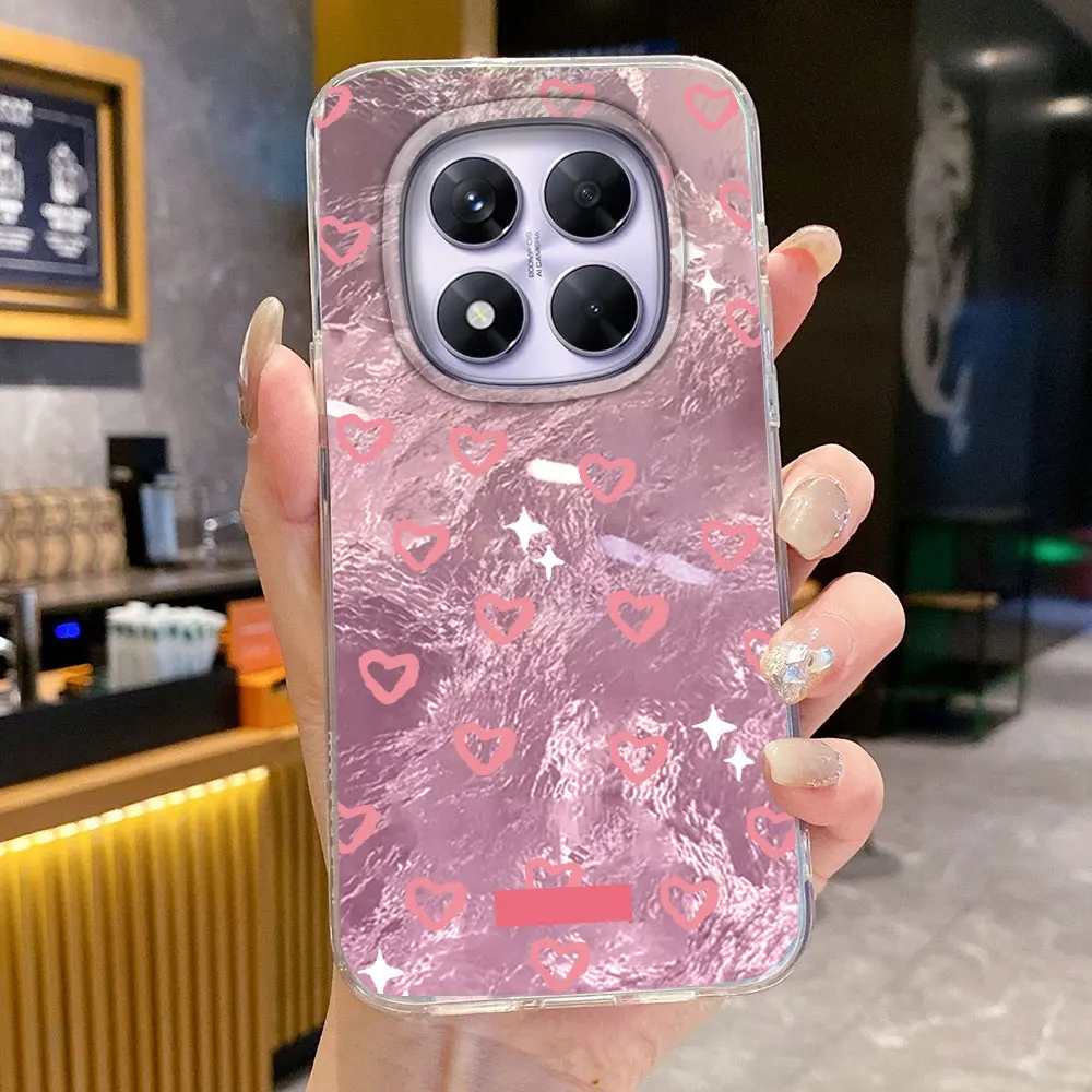 Pink Little Love Heart Girls Phone Case Cover