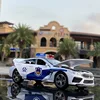 1:32 BMW M8 Car Model Decoration Simulation Alloy Car Model Police-Car Model Sound Light Toy Pull Back Car Children Gifts A29 3