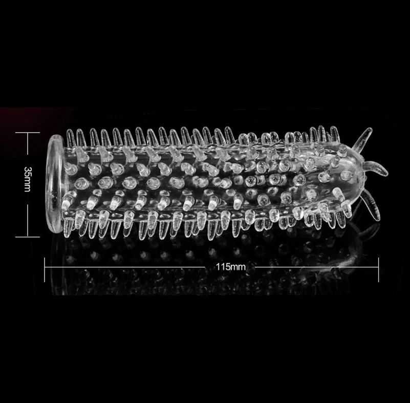 Extender Ribbed Penis Sleeves Lasting Textured Dotted G-spot Clitrios Delay Cock ring Masturbat Vibrator Sheath Enlarger Sex Toy