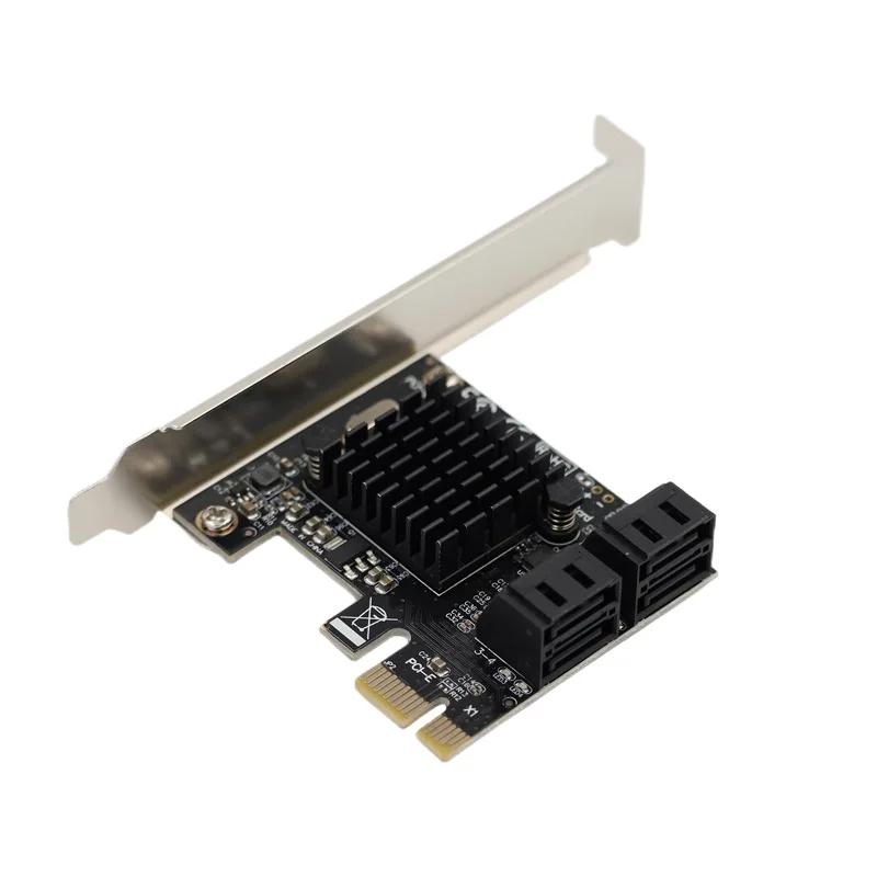 

4 Port PCIE to SATA 3.0 Extend Card PCI-Express to SATA 6Gbps Converter Desktop HDD Expand Adapter