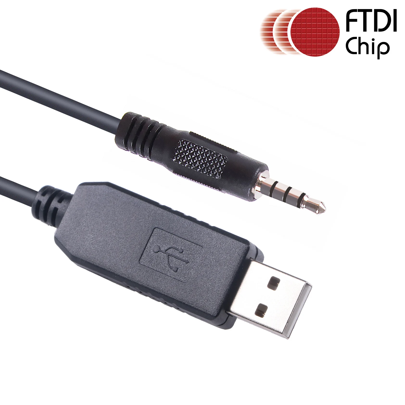 USB Programming Cable for Vertex VX-261 VX-264 VX-350 VX-351 VX-354 CT-106 USB Uart TTL to 3.5mm TRRS Audio Jack AJ Plug FTDI