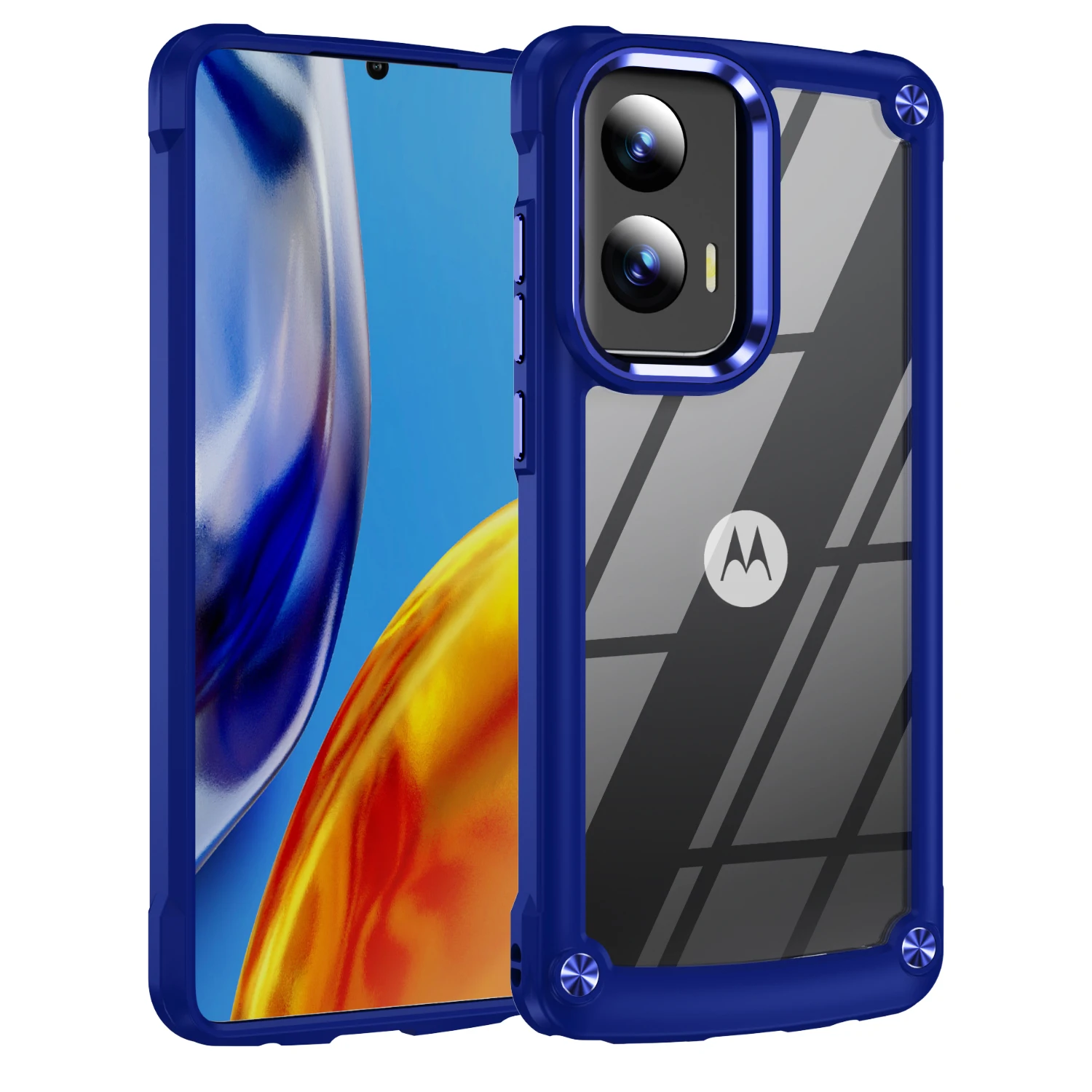Clear Flexible Frame Protective Phone Case - Shockproof Cover