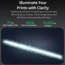 Bambu Lab LED Light Kit - Super Bright RA95 LED Light Strip