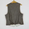 Linen Vest Casual V Neck Gilet Men Suits Vests Two Button Sleeveless Jacket Men's Dress Vests Male Clothing Summer Spring 2