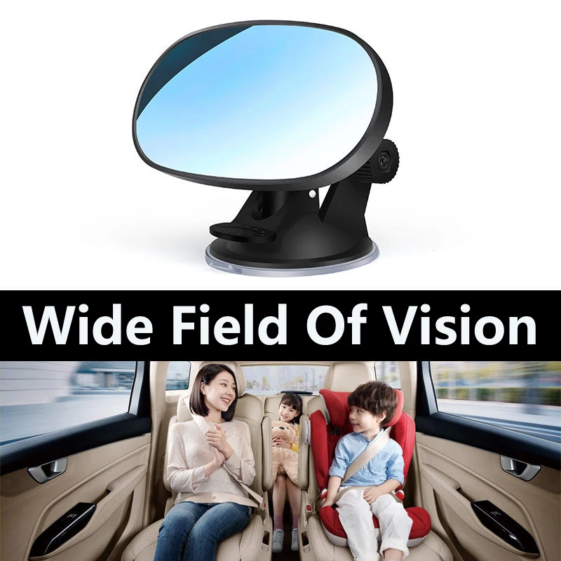 

Car Baby Observation Mirror Safety Seat Electric Car With Children's Rearview Mirror Plus Reversing Auxiliary Blind Spot Mirror