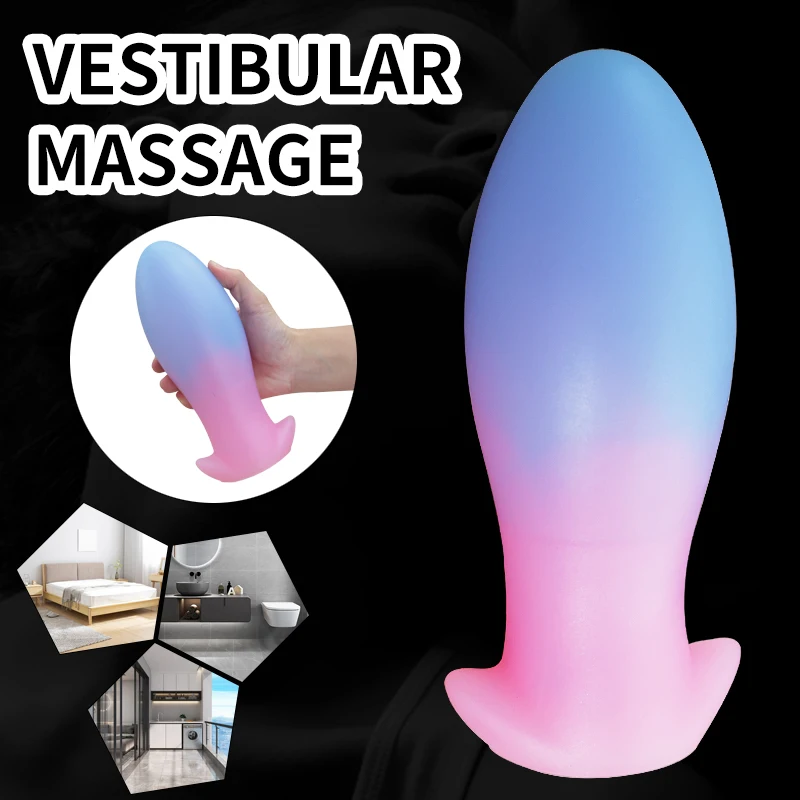 High Quality Soft Silicone Egg Butt Plug For Men And Women Anal Expander Huge Backyard Sex Toy Anal And Vaginal Massager