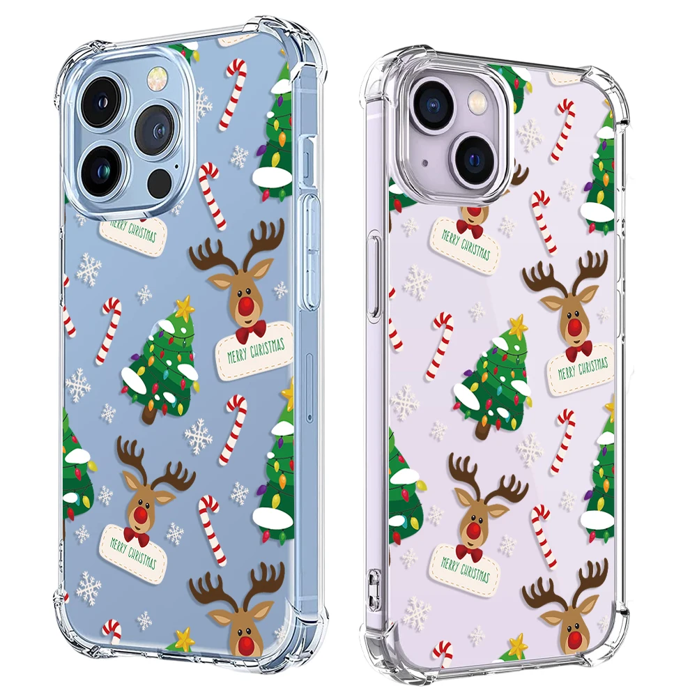 Christmas Series Tag Phone Case For iPhone 14 13 12 11 Pro X XS XR Max