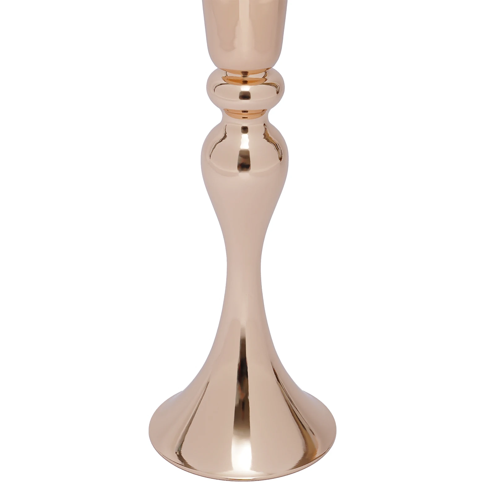 6-piece set of 56.5cm wedding decoration vase Metal Flower Stand Table Vase Centerpiece Wedding Decor Prop Gold-Plated Trophy