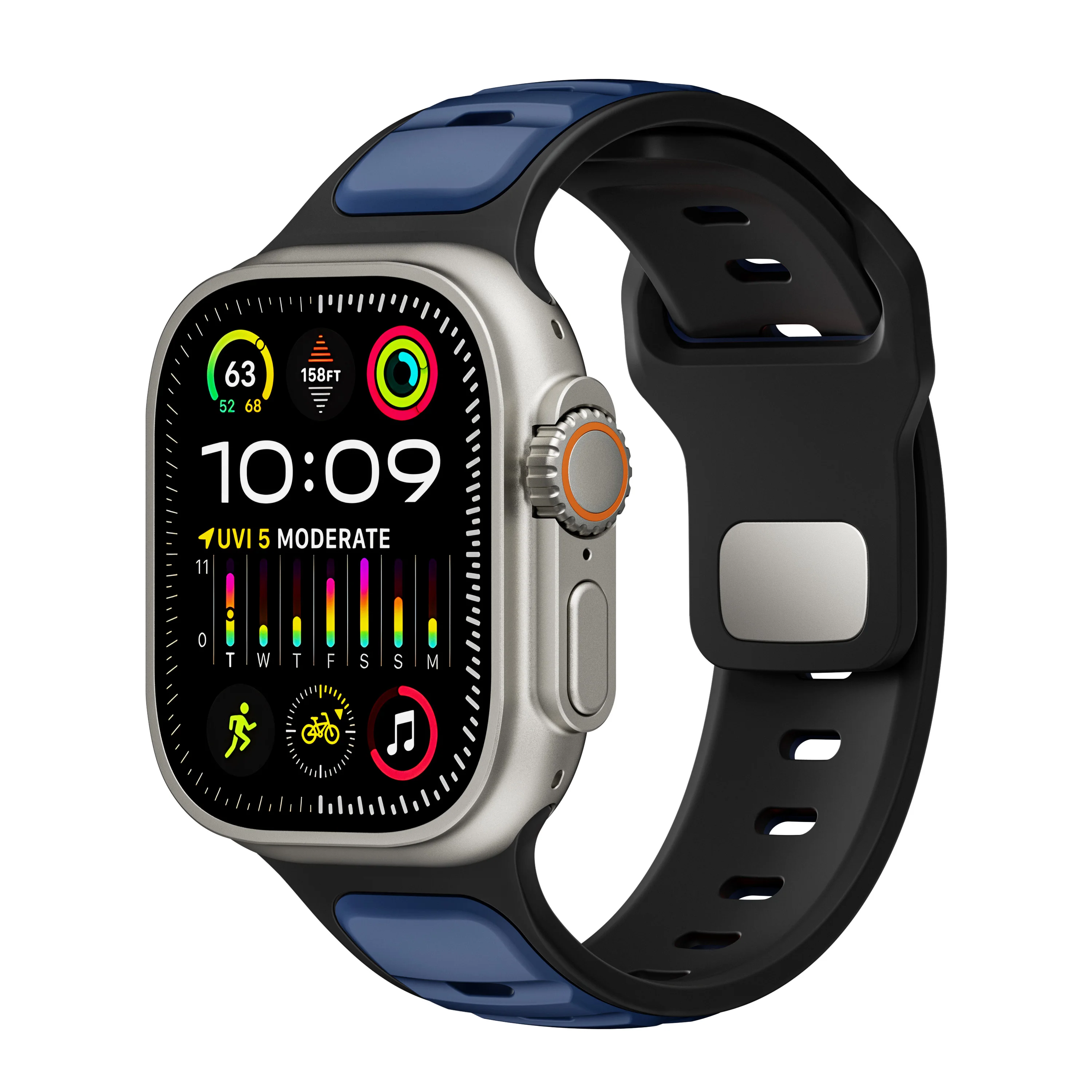 Silicone Sport Band Strap for iWatch - Multi-Size Correa Bracelet
