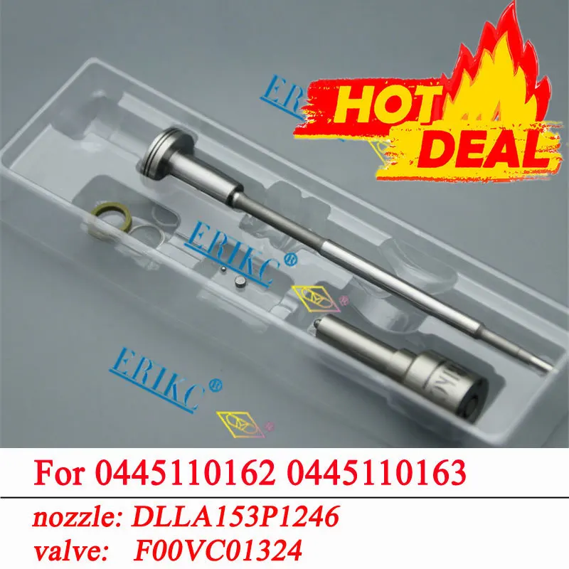 

A6470700187 Diesel Injector Overhaul Repair Kits Nozzle DLLA153P1246 0433171788 Valve F00VC01324 For Bosch 0445110162 0445110163