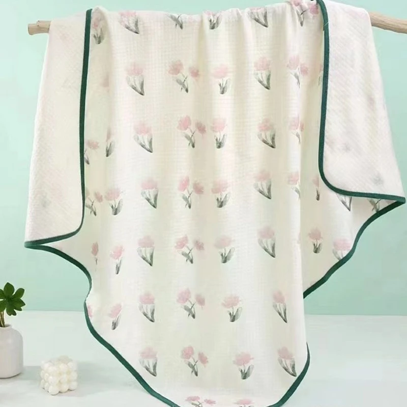 용  담요  유모차 담요 용 NapCover UltraAbsorbent SwaddleWraps Muslin SwaddleQuilt