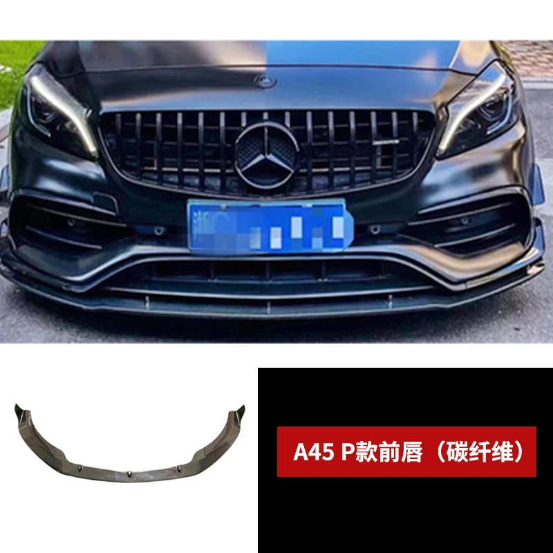 thumbnail image 1 of Compatible con Mercedes Benz Clase A W176, modificación A45 Amg, parachoques delanteros y traseros con gran envolvente, rejilla, garganta y cola, 1 of 5
