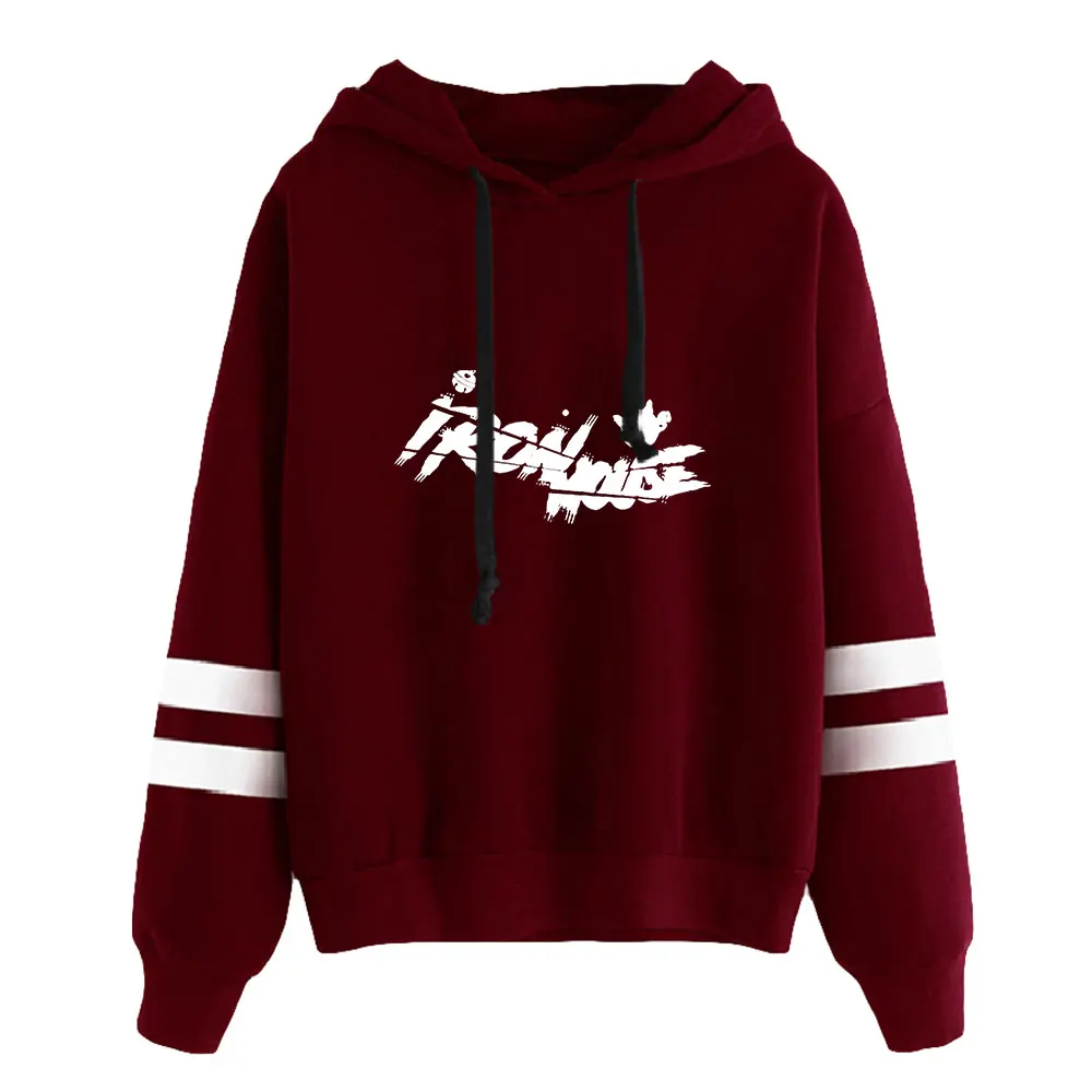 Ironmouse VTuber Hololive Unisex Pocketless Parallel Bars Sleeve Sweatshirt Women Men Hoodie Harajuku Streetwear Anime Clothes