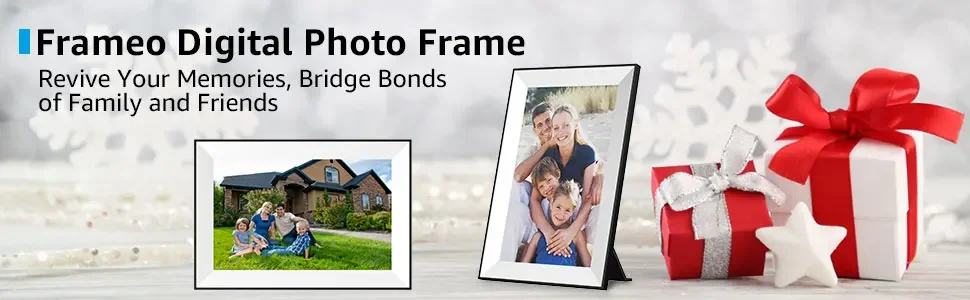 Description Picture 2 of itemFrameo 10.1 Inch Electronic Photo Frame Digital Smart Picture WiFi HD IPS Touch Screen Photo 1080P Video 32GB Auto Rotation Gift