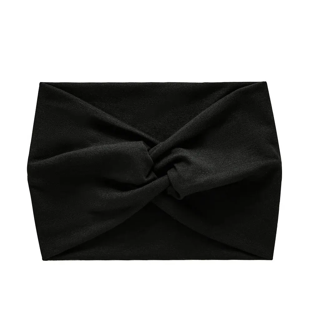 Sports Headband Simple Fashionable Makeup Cross Hairband Women's Facial Washing Headband Yoga Headband