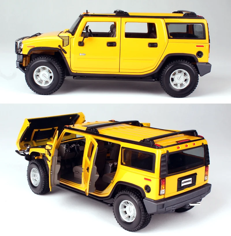 Lágrima entregar federación Maisto-Coche de juguete modelo HUMMER H2 SUV, escala 1:18, 2003, nuevo en  caja, envío gratis con número de seguimiento, 36631 _ - AliExpress Mobile