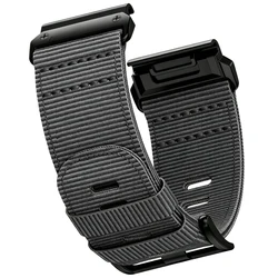 Premium QuickFit Nylon Braided Watch Strap, 22mm/26mm - QuickFit 26mm (Grey)