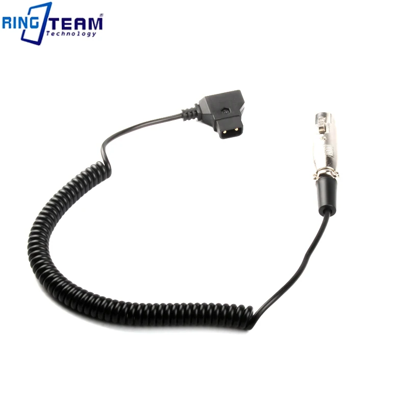 Suitable for Anton camera/monitor power cord B-type port plug to four-pin 4-core XLR CANNON female D-TAP