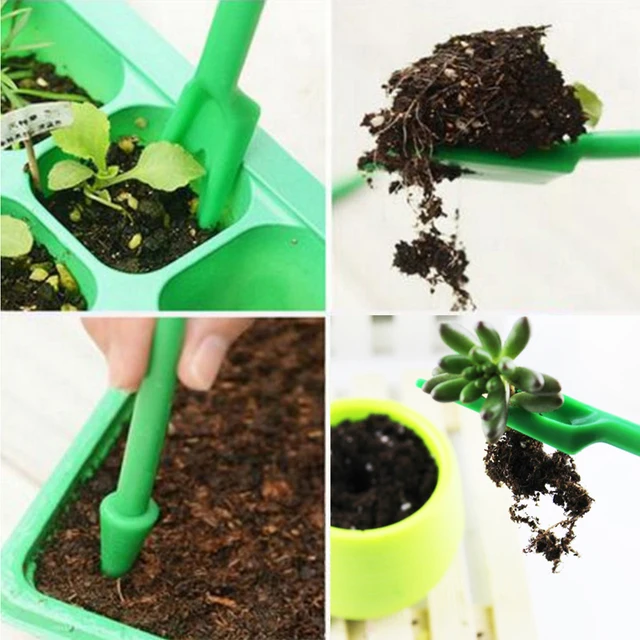 Mini Gardening Tool Set Label Board Plastic Garden Plants Household Succulent Potted Plant Cultivation Drilling Sowing TMZ 4