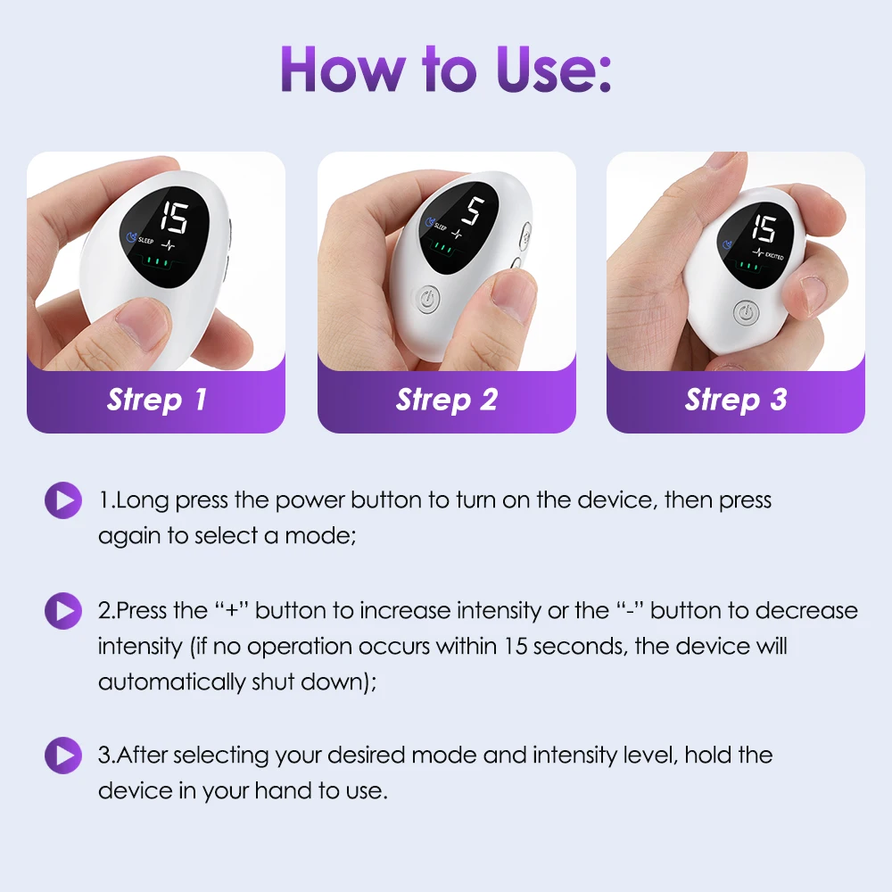 Sleep Aid Device Pulse Stimulation Intelligent Sleep Instrument Pressure Anxiety Insomnia Relief Nerves Soothe Help Sleeping