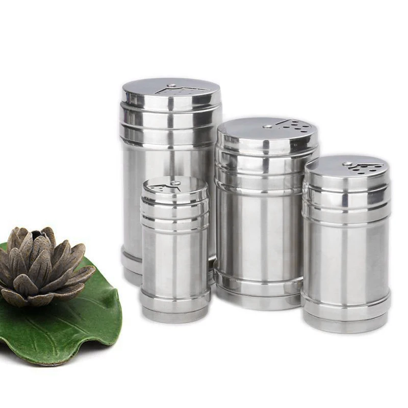 Seasoning Spice Shaker Bottle Jar BBQ Salt Pepper Condiment Box S M L XL Dining Room Kitchen Home Tools spice shaker spice shaker set