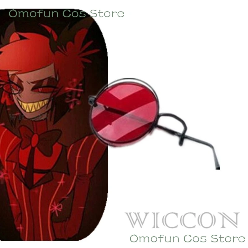 thumbnail image 1 of ALASTOR Cosplay tamaño infantil Hazbbin Anime Cosplay disfraz peluca orejas Hotel accesorios Halloween uniforme hombres mujeres chaqueta traje rojo, 1 of 5