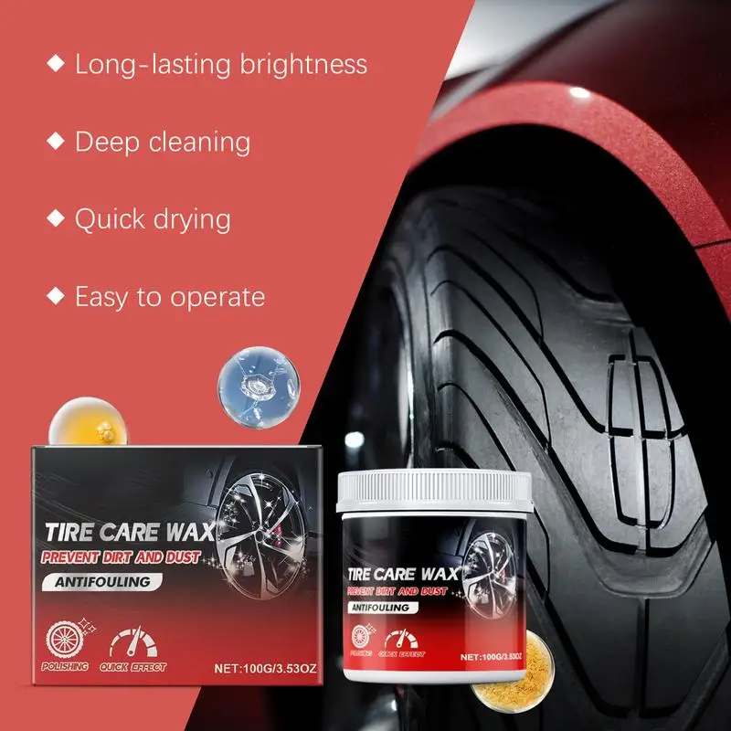 Rust Remover For Car Rims Car Tire Rust Remover Tire Rim Coating Wax Removal Tools Hub Cleaner Rims Polish Paste