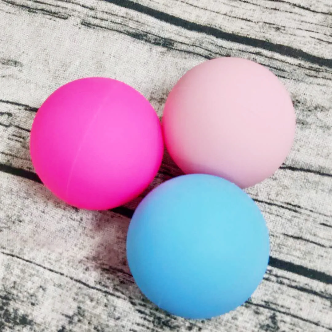 Silicone Fascia Massage Ball 63MM Fitness Trainer Feet Muscle Relax Ball For Yoga Pilates Stress Pain Relief Exerciser Gym Home