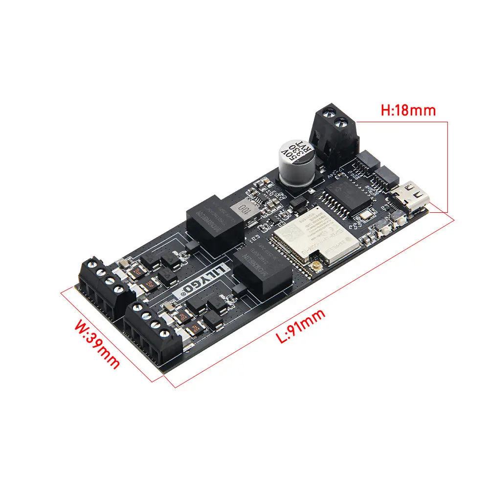 โมดูลพัฒนา LILYGO T2CAN ESP32S3 WiFi Bluetooth CAN พร้อม QWIIC