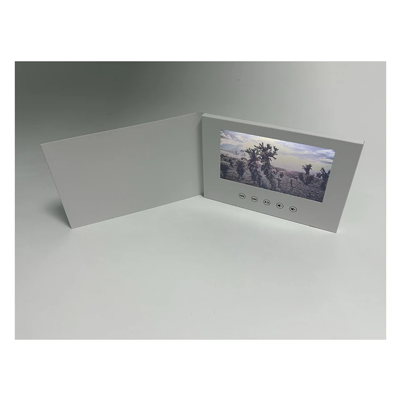 Digital Greeting Card Video Book Card 4GB Lcd Invitation Gift Music Greeting Card Upload Videos Wedding Invite Digital Frame