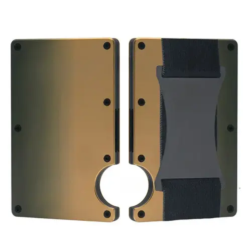 Forged Carbon Fiber Minimalist Slim Smart Wallets for Men Cashback Credit Card Holder Luxury Aluminium Wallet Rfid Money Clip - Image 18
