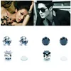 White Black Magnetic Magnet Ear Stud Easy Use Crystal Stone Stud Earrings For Women Men Earrings Clip On No Ear Hole Gift 1 Pair 4