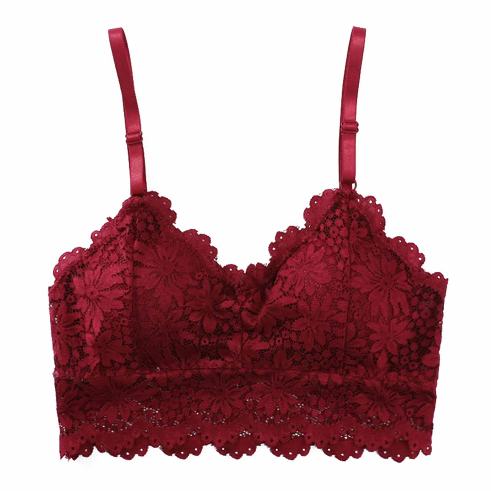 Sexy Bra Women Lace Bralette Sexy Lingerie Underwear Wireless Padded Seamless Bra Ultra Strap Padded Bras for Women