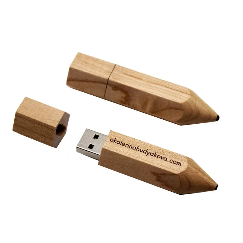 Madeira Maple Madeira Usb Flash Drives Real Capacidade Memory Stick Pen Drive de Logotipo Personalizado Gratuito 64gb 32gb 16gb gb 4g Gift u Disk