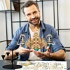 Piececool 3D Metal Puzzle Lingxiao Palace Assembly Model Kits for Adult Jigsaw DIY Set for Brain Teaser Home Decoration 5