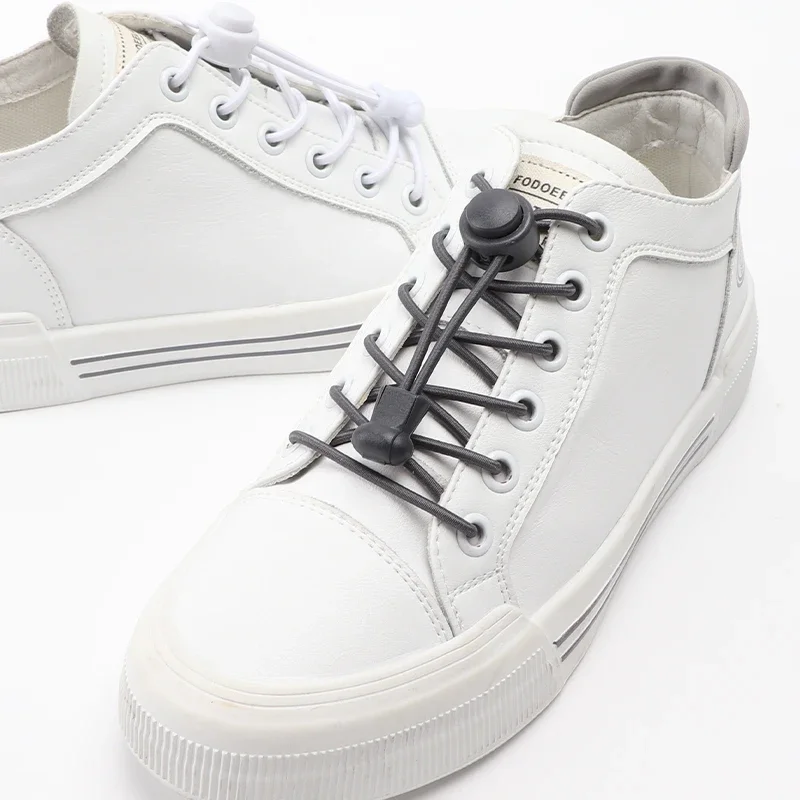 shoelaces without ties shoe laces elastic shoelaces elastic shoe laces No Tie Shoe Laces For Sneakers Elastic Shoelaces Without Tying Round Rubber Bands Lazy Shoes Lace 1 Pair