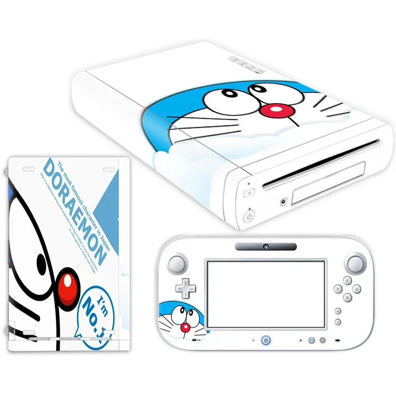 Hello Kitty Pikachu Simpson Vinyl Cover For Nintend Wii U Console Controller Decal Game Accessories For Wii U Skin Sticker 