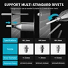 Brushless Electric Rivet Gun 2.4-4.8mm Cordless Rivet Nut Gun with LED Light Automatic Rivet Power Tool For Makita 18V Battery 5