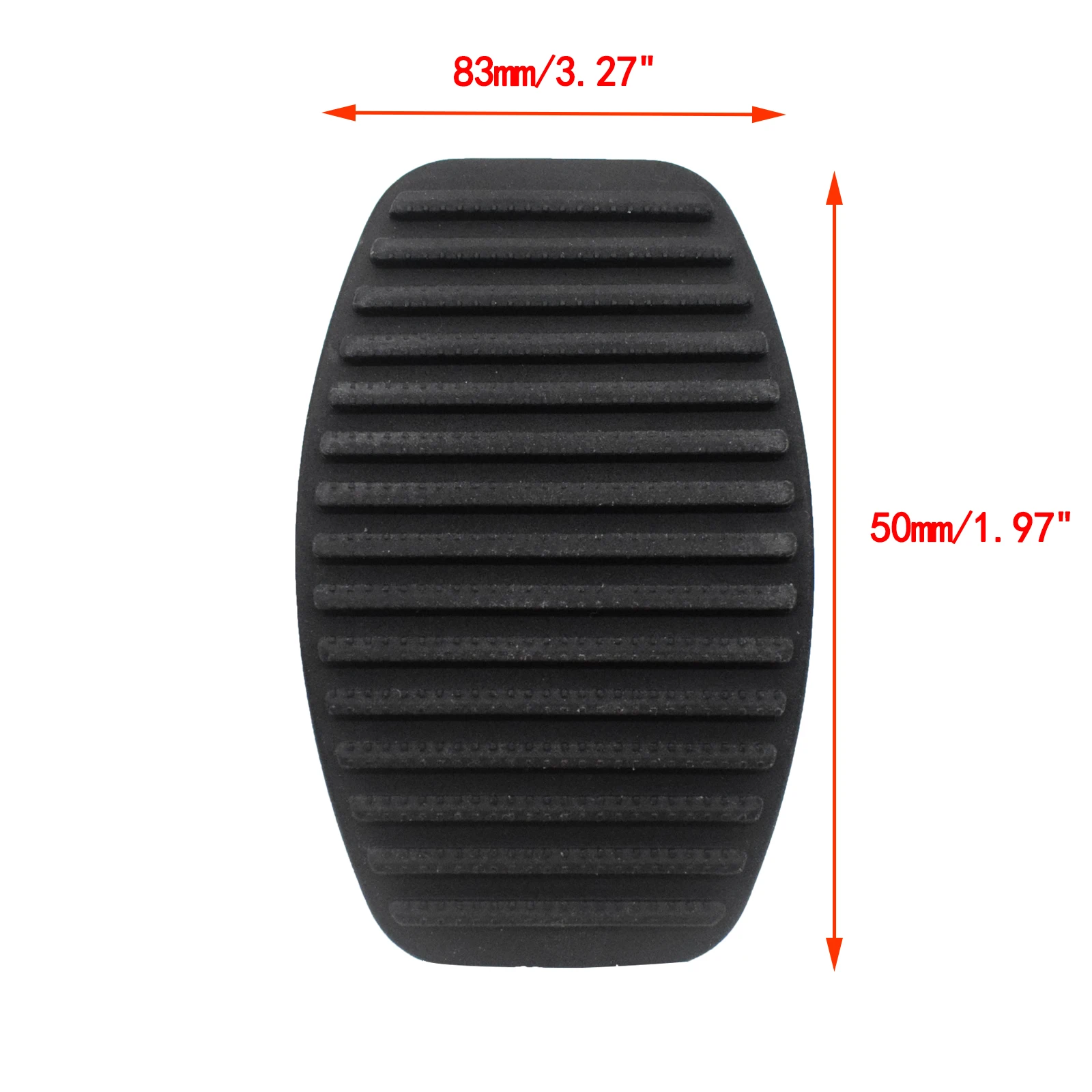 Brake Clutch Pedal Pad Covers 2Pcs/set 4170605 For Fiat Barchetta 500 Brava Bravo Doblo Albea Punto Fiorino Palio Marea Lancia car accessories car pedals pedal cover
