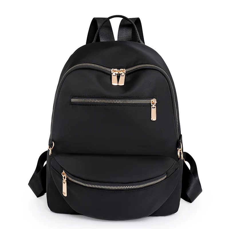 

2022 Fashion Women Nylon Backpack Waterproof For Work Travel Shopping Multipurpose Handbags High Quality Satchel With Big Pocket