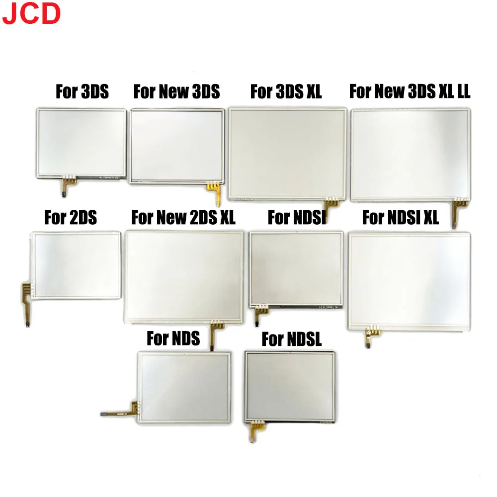 

JCD 1pcs For 3DS / New3DS / New 3DS XL / 2DS / NDS / NDSI / NDSI XL Gaming Console Touch Screen Touch Glass Mirror Face