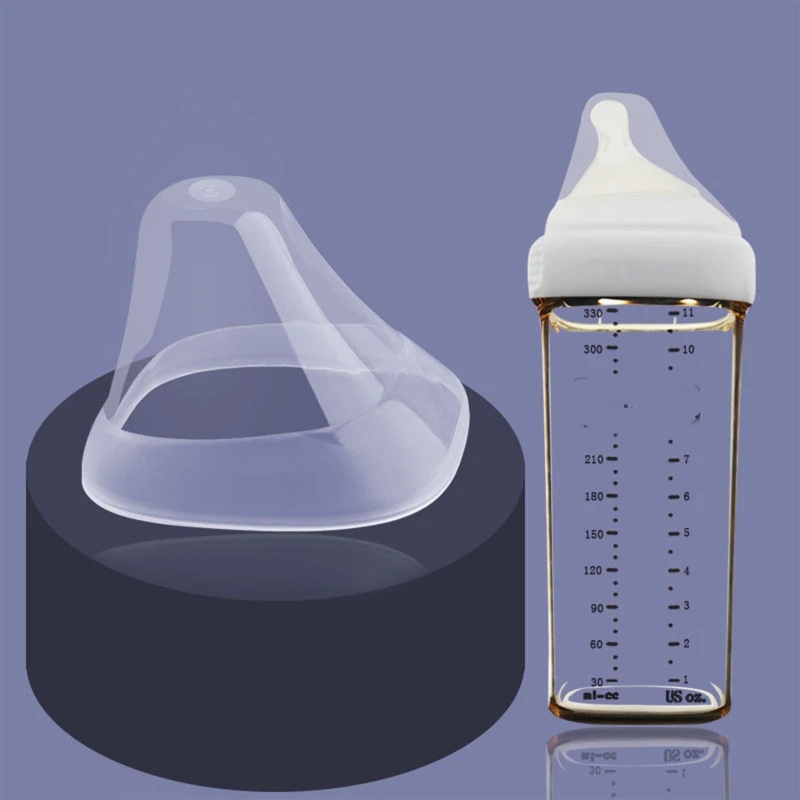 Additional Transparent Cover and Collar For Bottle Easy to Use Safe P-P Material For Hegen Bottles Babies Feeding Bottle water bottle milk bottle feeding bottle baby feeding utensils