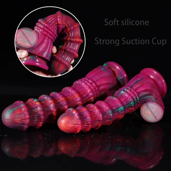 Wholesale from 30 Pieces Colorful Huge Horse Dildo Bamboo Gradient Horse Big Penis Anim Distributoral Dildo Woman Gay Masturbation Sex Toy For Anal Dilator Butt Plug Distributors Colorful Huge Horse Dildo Bamboo Gradient Horse Big Penis Animal Dildo Woman Gay Masturbation Sex Toy
