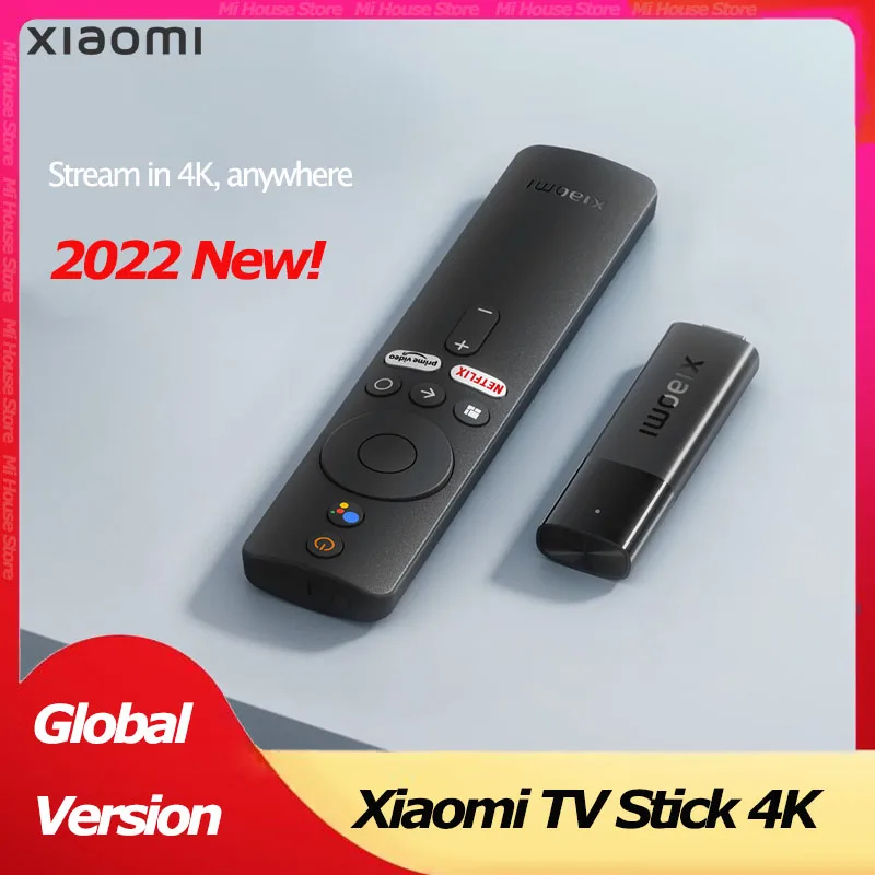Global version Xiaomi Mi smart tv box 4K Android 11 HD 2G 8G WiFi BT5.2 Google Cast Netflix