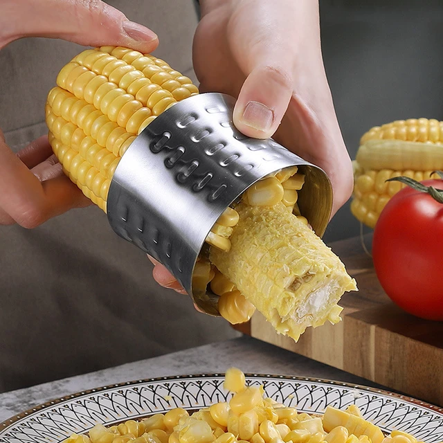 Stainless Steel Corn Stripper Peeler Creative Separator Remove Grain  Thresher Planing Device Kitchen Vegetable Chopper Gadget - AliExpress