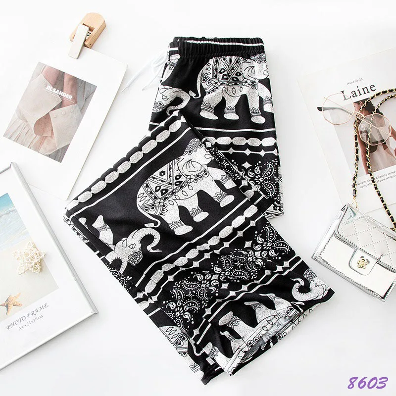 New Luxury Women's Elephant Wide Leg Pants Spring Autumn High Waisted Soft Loose Straight Trousers