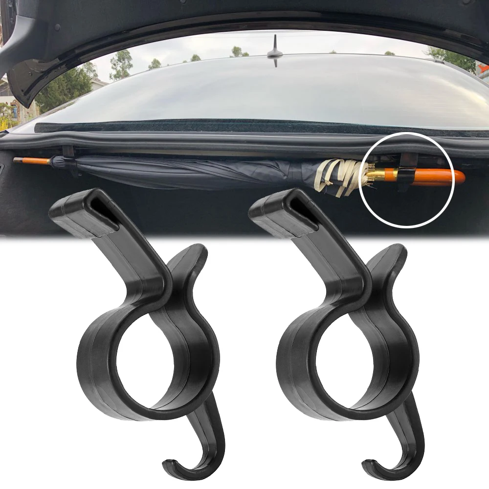 1/2Pcs Car Trunk Hook Umbrella Hanger Plant Towel Hook Car Accessories