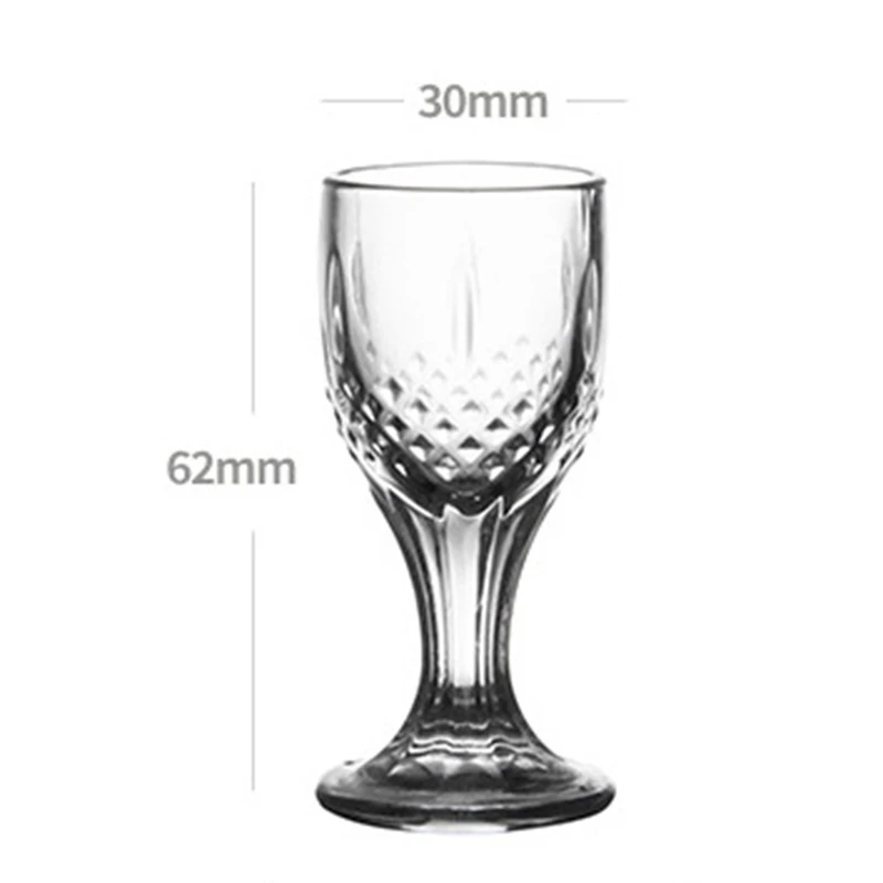 Wine Glasses Set Wine Glasses Set of 12 Shot Glass Set Small Wine Cups Creative Retro Exquisite Drinking Cup Diamond Painting Mini Glass Cup wine cup wine glass drinking glasses