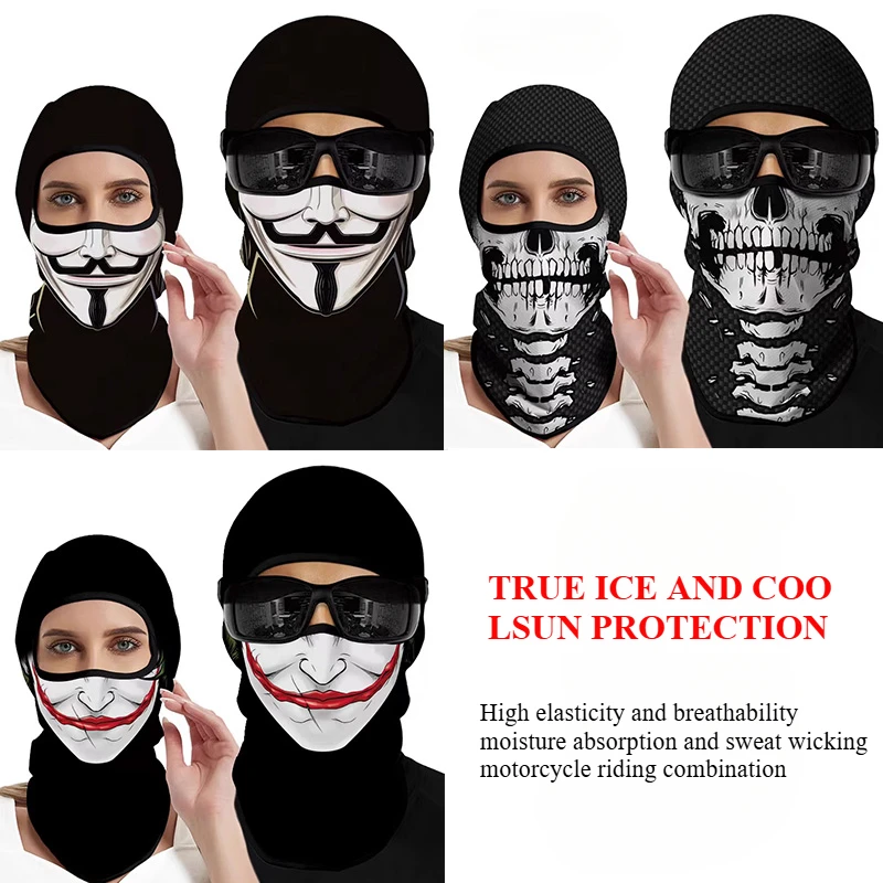 Polyester Windproof Mask for Outdoor Riding and Skiing