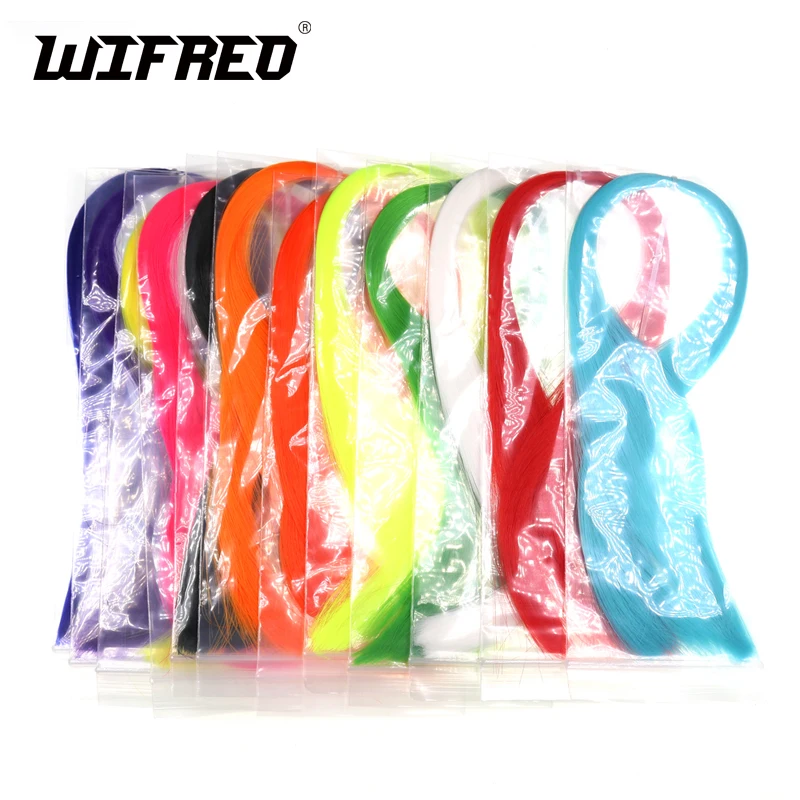 Wifreo 2 Confezioni Micro Fibra Sintetica Per Streamer Sabiki Fly Jig Ganci Bucktail Jigs Fly Leging Materiale Verde All'Ingrosso